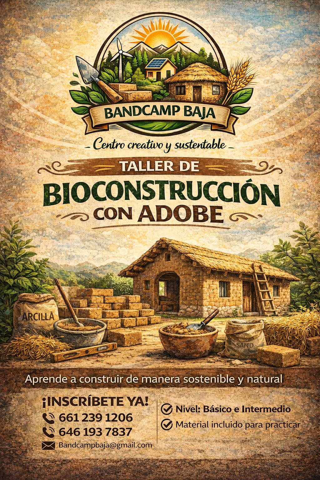 Taller de Bioconstrucción con Adobe